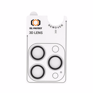 Tel Protect 3D Lens caurspīdīgie rūdītie aizsargstikli Apple iPhone 18 Pro / 18 Pro Max kameras lēcām (3 gab.)