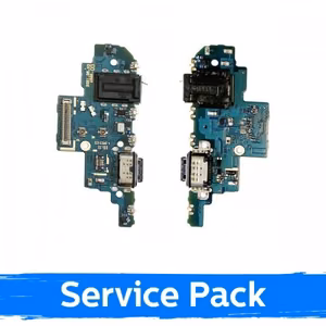 Charging Port Saderīgs ar Samsung A528 A52s (K2 version) ar Flex / Plata (Service Pack)
