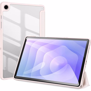Korpuss Dux Ducis Toby Samsung X210/X215/X216 Tab A9 Plus 11.0/X230/X235/X236 Tab A11 Plus 11.0 rozā krāsā