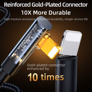 Kabeļa leņķis ar USB-A / Lightning / 1,2 m Joyroom S-UL012A6 (zils)