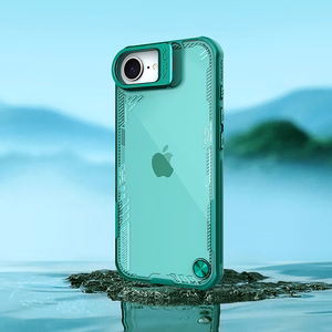 Nillkin Iceblade Prop viedtālruņa apvalks ar statīvu iPhone 16e - zaļš