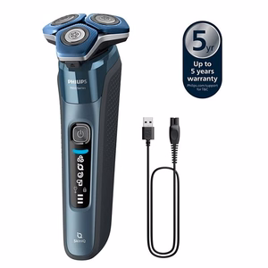Philips SHAVER Series 7000 S7882/55 elektriskais skuveklis mitrai un sausai skūšanai, tīrīšanas ierīce un maciņš