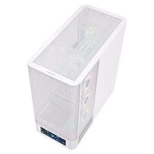 MODECOM Volcano AQ500 ARGB Midi balts