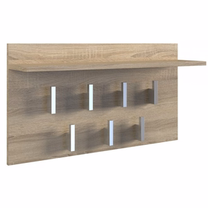 Top E Shop Hanger 2F – sienas drēbju pakaramais, Sonoma ozola krāsā