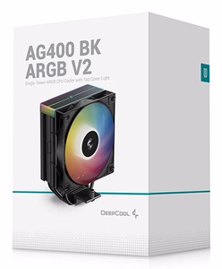 DeepCool AG400 BK ARGB V2 вентилятор чипсета 12 cm черный 1 шт.