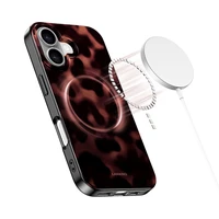 Tech-Protect Lamano Magnētiskais viedtālruņa apvalks iPhone 16 - melns un sarkans