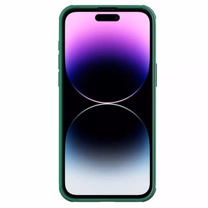 Nillkin CamShield Pro PC+TPU apvalks viedtālrunim Iphone 15 Pro Max zaļš