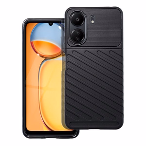 THUNDER viedtālruņa apvalks XIAOMI Redmi 13C / POCO C65 melns