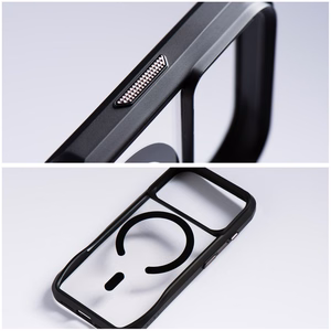 ROAR case SLIM DEFENDER compatible with MagSafe for IPHONE 16 Pro black
