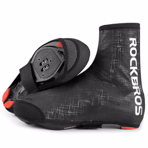 Rockbros LF1081 vēja un ūdensizturīgi apavu pārvalki 42-46 cm - melni