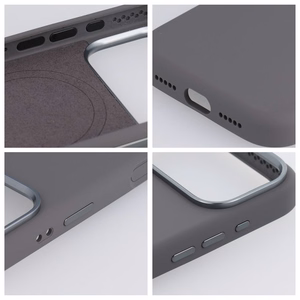Maciņš iPhone 18 Pro Max / 17 Pro Max Forcell F-Protect Frame Premium saderīgs ar MagSafe (krāsa: pelēka)