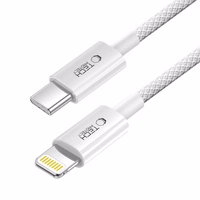 Tech-Protect UltraBoost USB-C / Lightning PD27W/3A kabelis 200 cm - pelēks