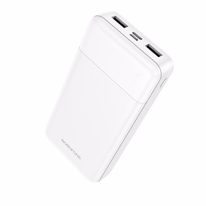 Borofone Внешний аккумулятор 20000mAh BJ88A Clever - 2xUSB - белый