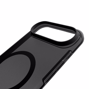 Puro Daylight ar MagSafe saderīgs silikona viedtālruņa apvalks iPhone 17 Air – caurspīdīgs melns