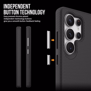 Perfectionists Trīsstūra korpuss Samsung S918 S23 Ultra 5G melns