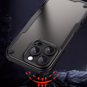 Defender Matēts maciņš for iPhone 16 Pro Max 6,9" melns