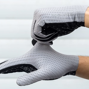 Rockbros Breathable Full Finger Cycling Gloves, Size: L - Green
