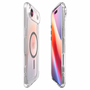 Spigen Ultra Hybrid Magnētiskais viedtālruņa apvalks iPhone 17 Air - Caurspīdīgs pelēks