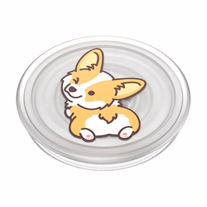 Popsockets PlantCore Grip Cheeky Corgi telefona turētājs un statīvs