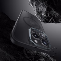 Benks Magnētiskais Mist viedtālruņa apvalks Metal Frame Iphone 16 Plus melns