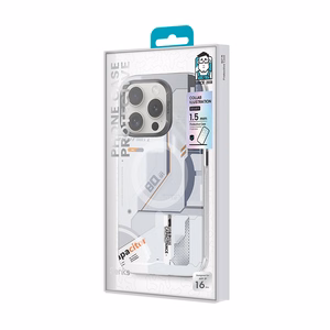 Benks Magnētiskais Mecha sērijas viedtālruņa apvalks Iphone 16 Plus balts