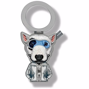 Nimmy Cool&Cute 2.0 Dog magnētiskais piekariņš pelēks