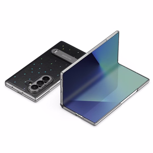 Dux Ducis Stex vāciņš Samsung Galaxy Z Fold 7 ar 360° statīvu - Melns