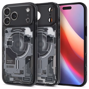 Spigen Ultra Hybrid Magnētiskais viedtālruņa apvalks iPhone 17 Pro Zero One - melns