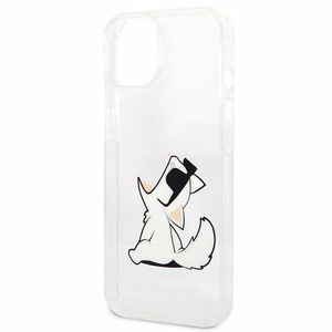 Karl Lagerfeld KLHCP14MCFNRC iPhone 14 Plus 6.7 "cietais apvalks caurspīdīgs/caurspīdīgs Choupette Jautrības