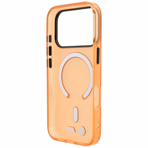 BMW M IML Frosted Metal Logo & Trims MagSafe maciņš modelim iPhone 17 Pro / 18 Pro – oranžs
