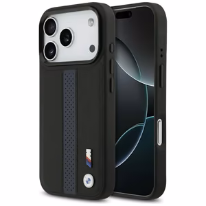 BMW M Perforated Stripe Logo MagSafe Чехол для iPhone 17 Pro - синий