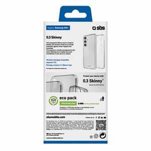 SBS Skinny maciņš priekš Samsung Galaxy S25+ - caurspīdīgs