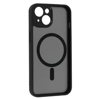 Viedtālruņa apvalks Magnētiskais Pilnīgi matētais Iphone 14 melns