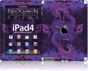 Nexgen dekoratīvā 3D efekta uzlīme ierīcei iPad 2/3/4, Serpentine 3D
