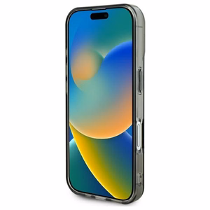 Guess IML Sirds apvalks viedtālrunim iPhone 16 - melns