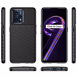 Thunder Case гибкий бронированный чехол для Realme 9 Pro+ (9 Pro Plus) чёрный