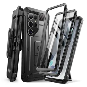 Supcase Unicorn Beetle Pro viedtālruņa apvalks Samsung Galaxy S25 Ultra - melns