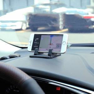 Universāls automašīnas turētājs silikona tālruņa statīvs nano paliktnis melns