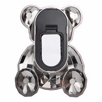 Lipīgs tālruņa statīvs BEAR - melns