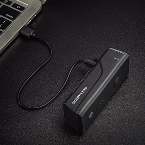 Rockbros 24510003001 priekšējais velosipēda lukturis 260 lm + USB-C - USB-A kabelis - melns