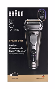 Braun Series 9 Pro+ 9615S – sietiņa skuveklis, melna/pelēka