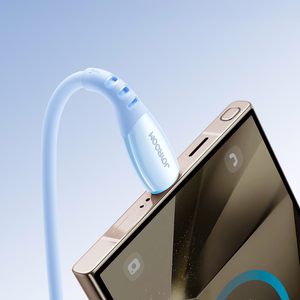 Joyroom S-A59 Vibrant Series 3A USB-A - USB-C kabelis 1.2m - zils