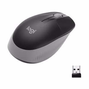 Bezvadu optiskā pele Logitech M190 pelēka