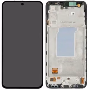 LCD ekrāns Samsung A276 A27 5G ar skārienekrānu un rāmi, melns, oriģināls (servisa iepakojums)
