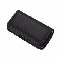 Horizontāls universāls apvalks OXFORD modelis 2 IPHONE 6 / 7 / 8 / 12 MINI / 13 MINI / SAMSUNG A40 / S5 melns