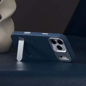Moshi Kameleon MagSafe vāciņš ierīcei iPhone 17 Pro Max, ar statīva funkciju, “Midnight Gray” krāsā