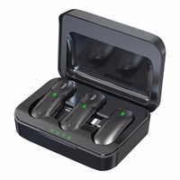 Devia mikrofons viedtālrunim Kintone Lightning bezvadu 2in1 melns