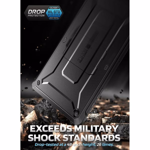 Supcase Unicorn Beetle Pro korpuss Samsung Galaxy Tab A11+ - melns