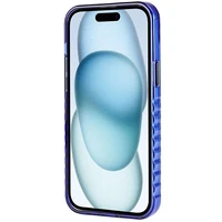 Audi IML MagSafe viedtālruņa apvalks iPhone 15 / 14 / 13 - zils