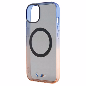 BMW Gradient Bumper Magnētiskais viedtālruņa apvalks iPhone 15 Plus / 14 Plus - pelēks